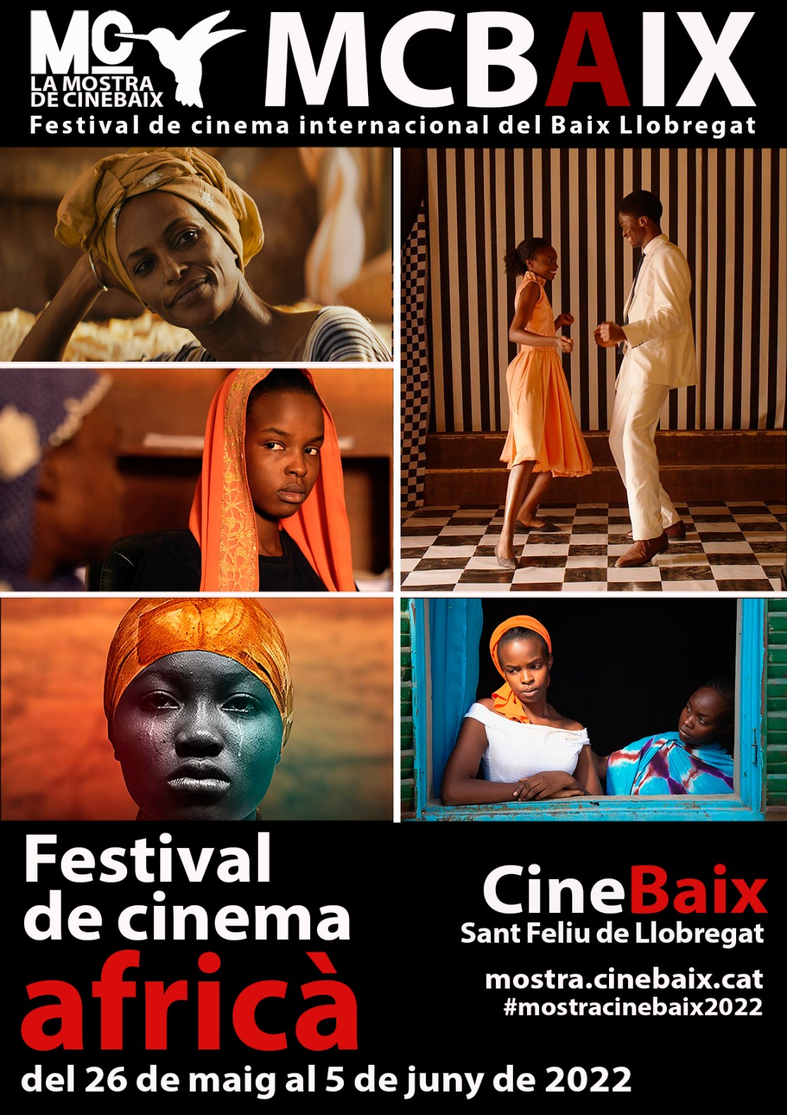 Cartelleria oficial Festival de Cinema africà