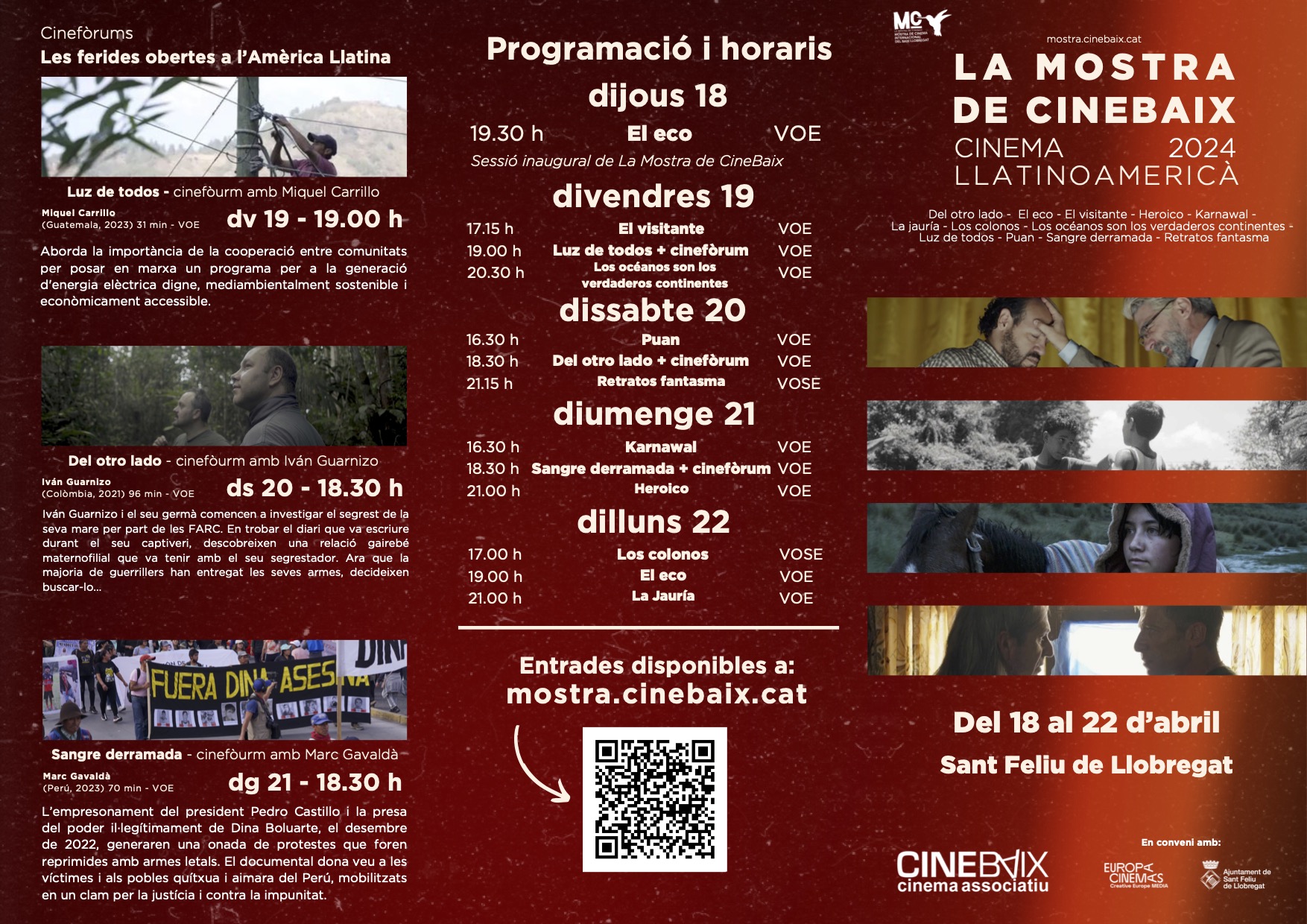 Programa de mà CineBaix